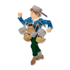 Saucepan Man brooch 2026