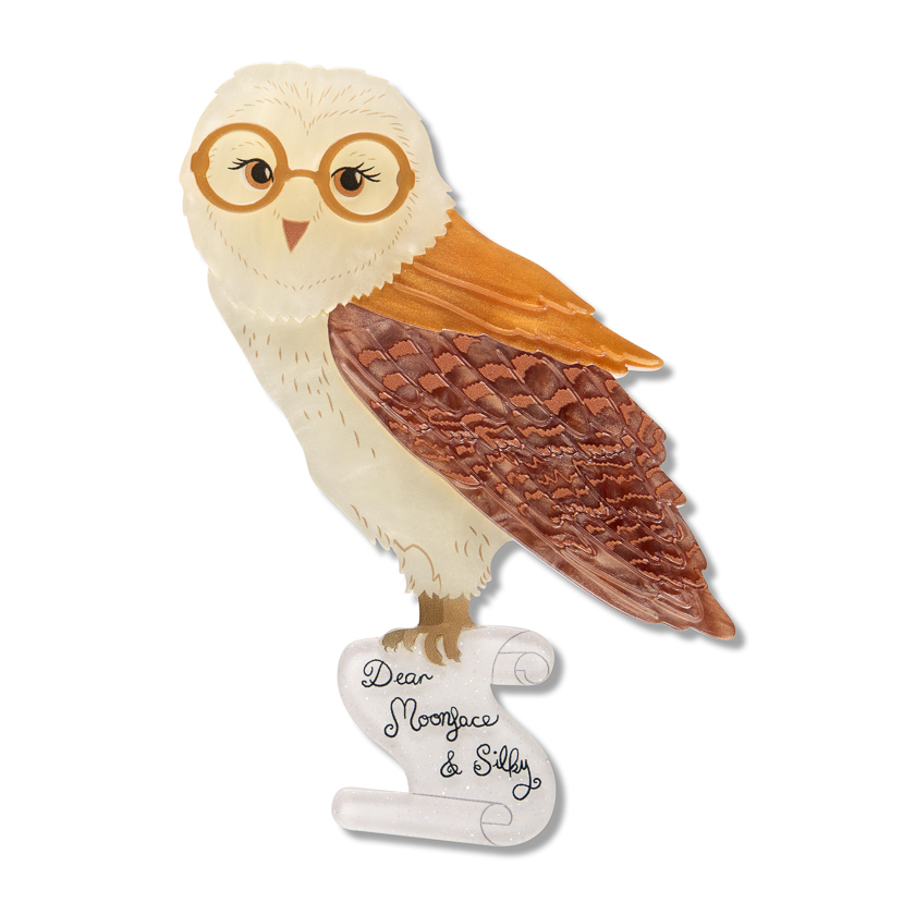 Barney Owl brooch 2026