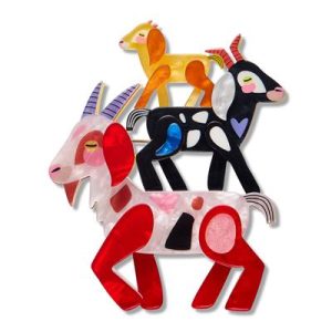 Goat Goals Brooch 2026