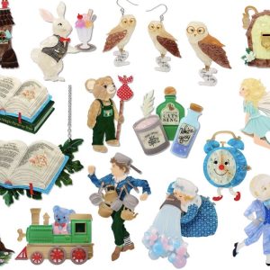 22 Piece Complete FarAway Set (18 brooches, 1 necklace and 3 earrings)