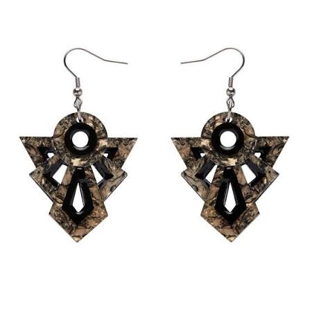 Modernist Motif Drop earrings 2019