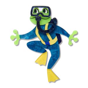 Slick Swimmer Brooch 2026