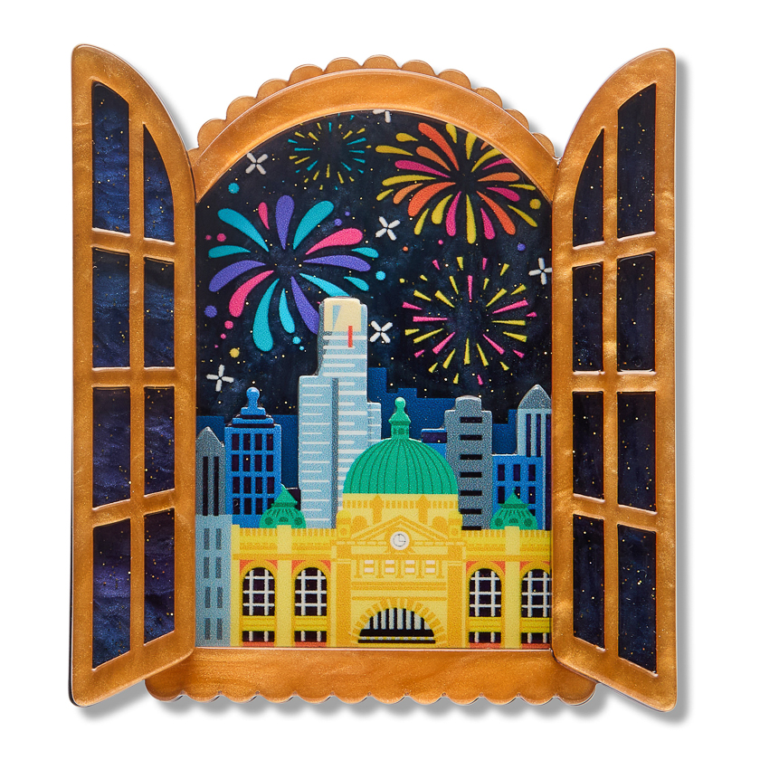 Fireworks Far and Wide Brooch 2026 - Image 3