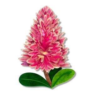 Pink Mulla Mulla Brooch 2026
