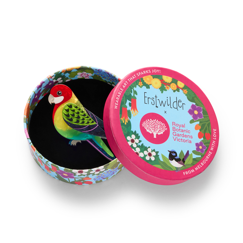 Eastern Rosella Brooch 2026 - Image 3