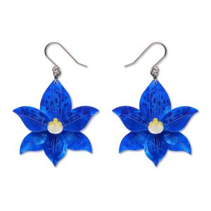 Spotted Sun Orchid drop earrings 2026