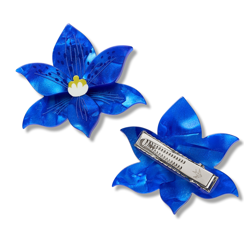 Spotted Sun Orchid hair clip (pair) 2026 out of stock - Image 3
